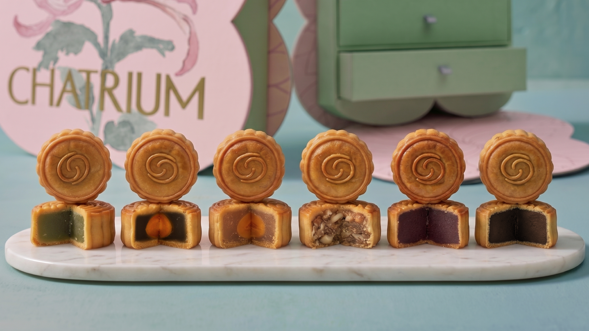 Chatrium Mooncake 2026 6 Flavours