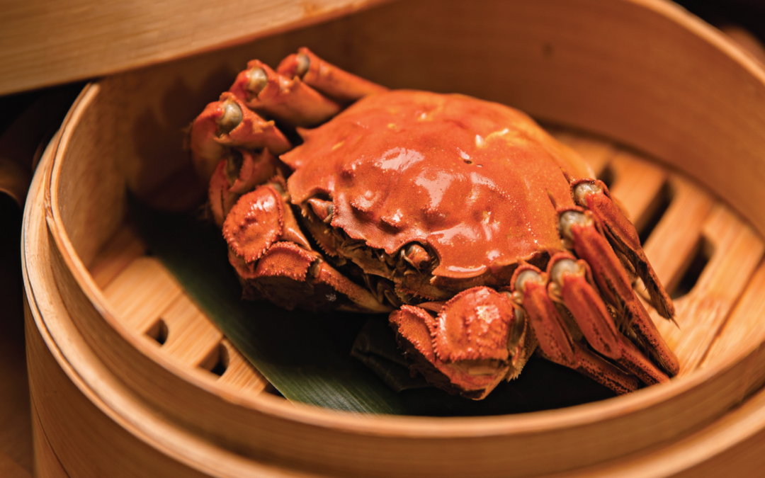 Hairy Crab Season Cantonese menu at Silver Waves by Boon in Bangkok